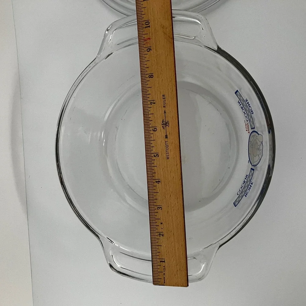 Anchor Hocking Pillsbury Doughboy Casserole Dish Lid 1.5 Qt Glass Home Cookin